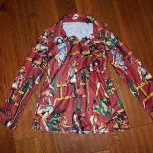 NWOT Cowgirl Button Down